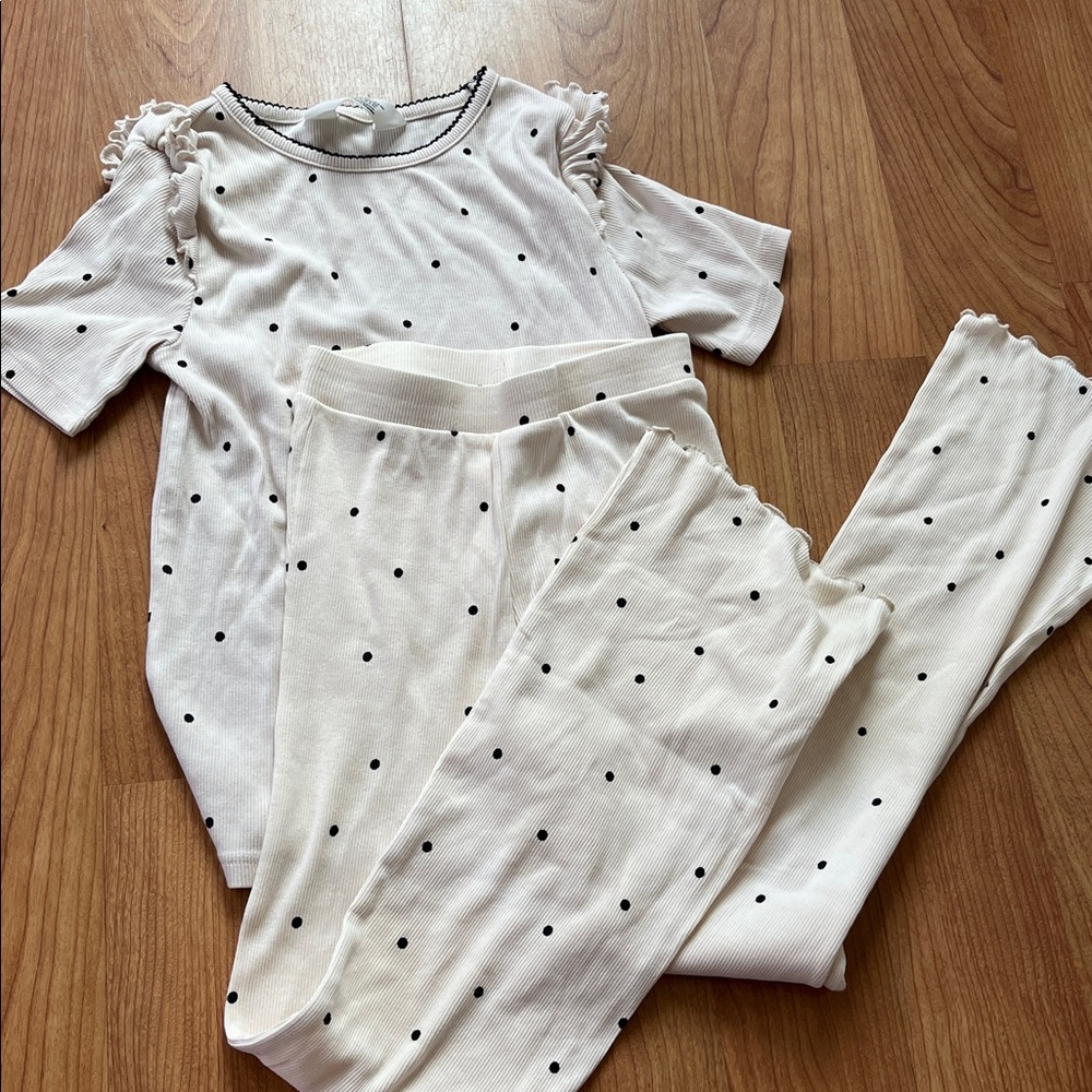 H&M Girls Ribbed Set